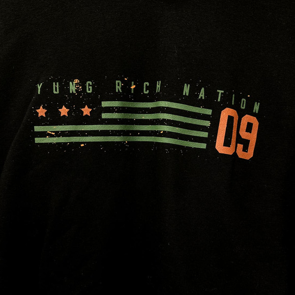 YRN-Yung Rich Nation-Global Force Hoodie-Size Large Mens-NWT - Picture 2 of 7